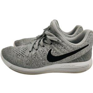 Nike Lunarepic Low Flyknit 2 Women's Running Shoes Wolf Gray 863780-002 Size 7